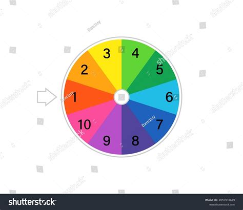 1 10 number generator wheel.
